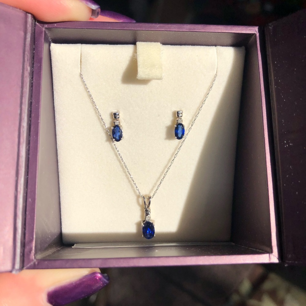 Crescent Jewelers Necklace and Earrings